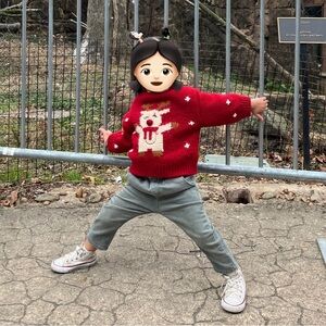 Zara Rudolph Sweater 6-9M